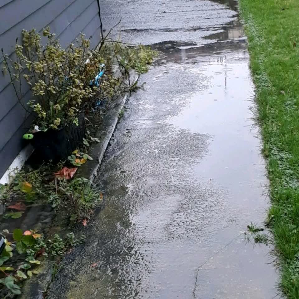 The photograph attached to this flooding report