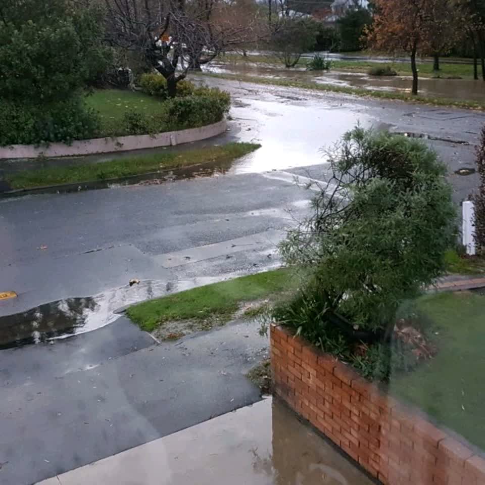 The photograph attached to this flooding report