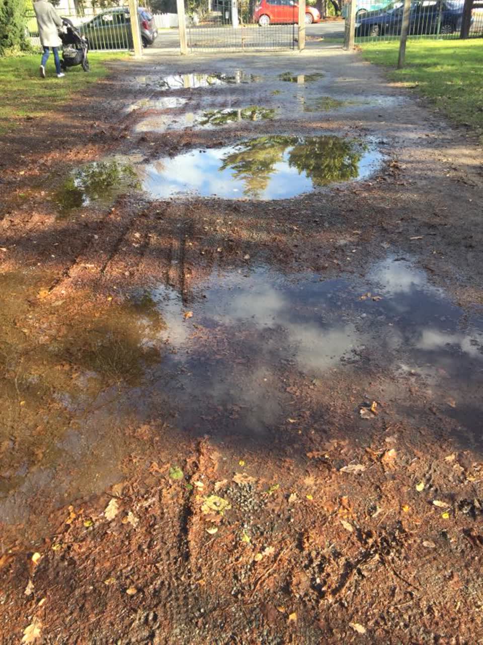 The photograph attached to this parks report