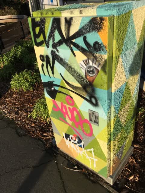 Graffiti, a report photo