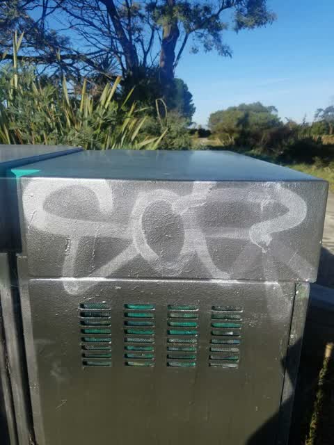 Graffiti, a report photo