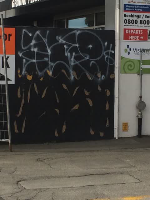 Graffiti, a report photo