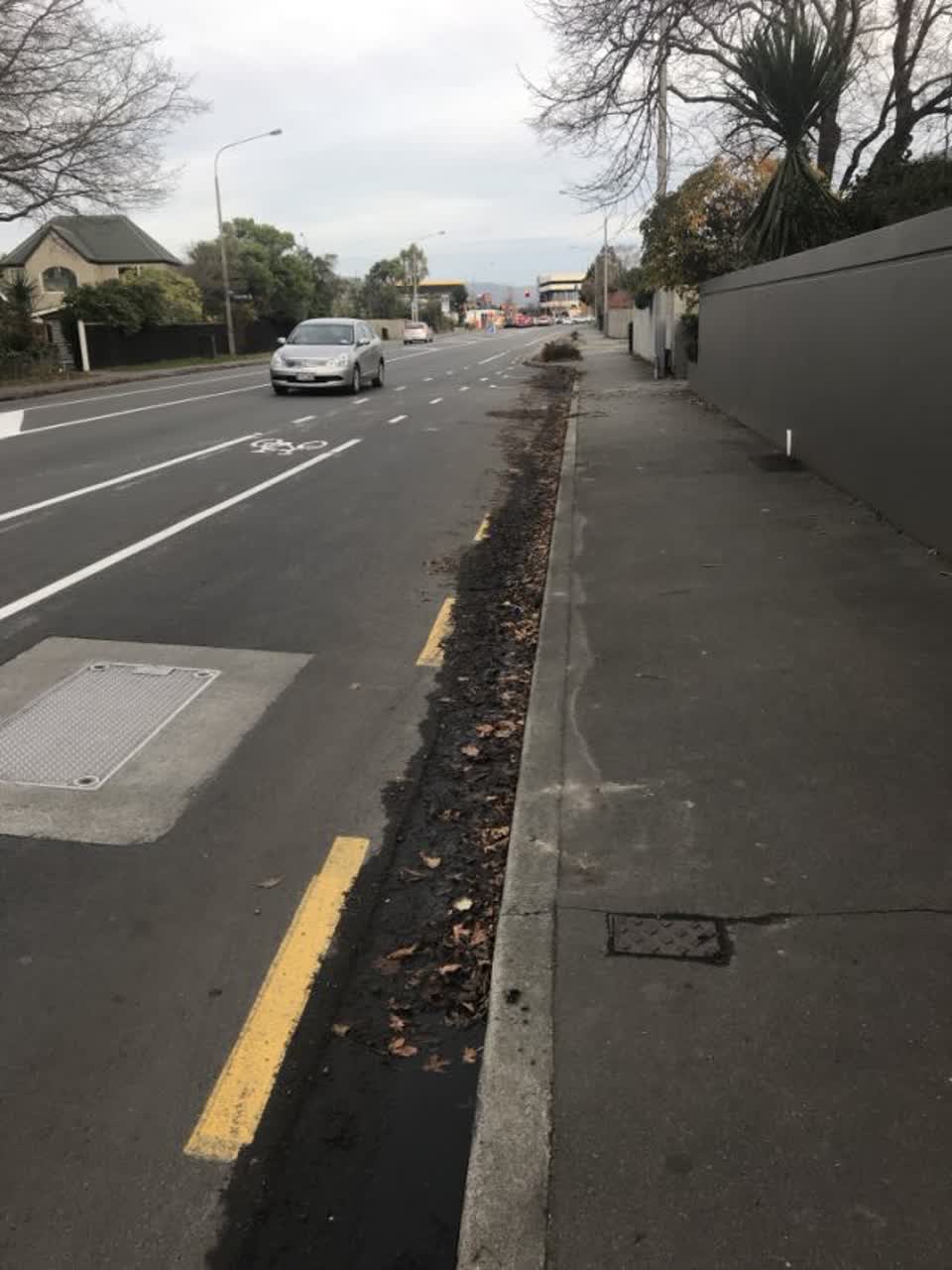 The photograph attached to this wastewater/stormwater report