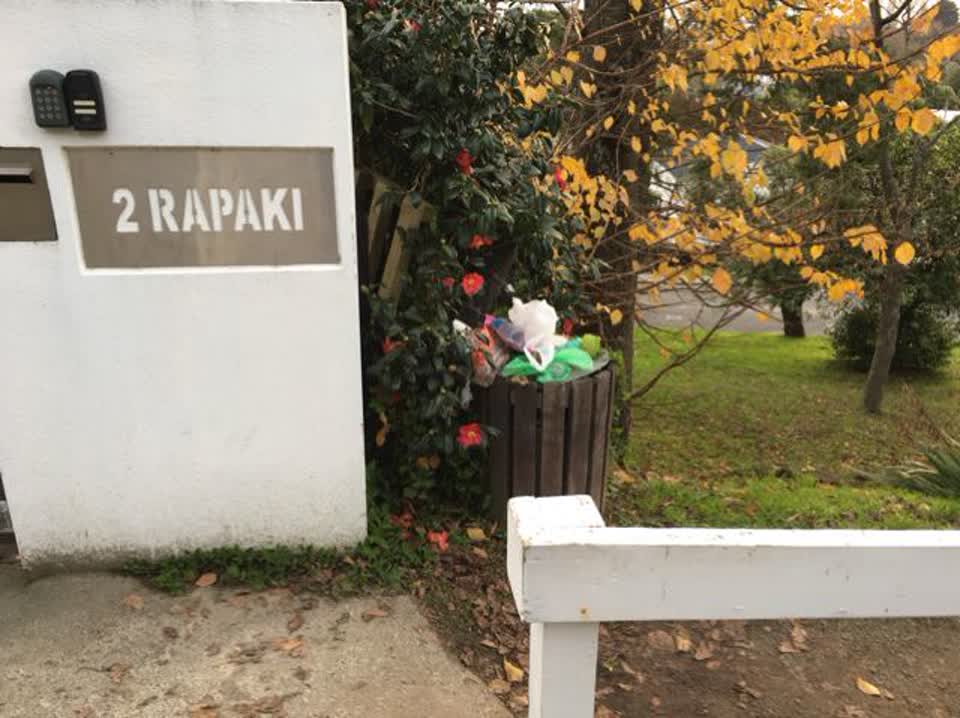 The photograph attached to this rubbish/recycling report