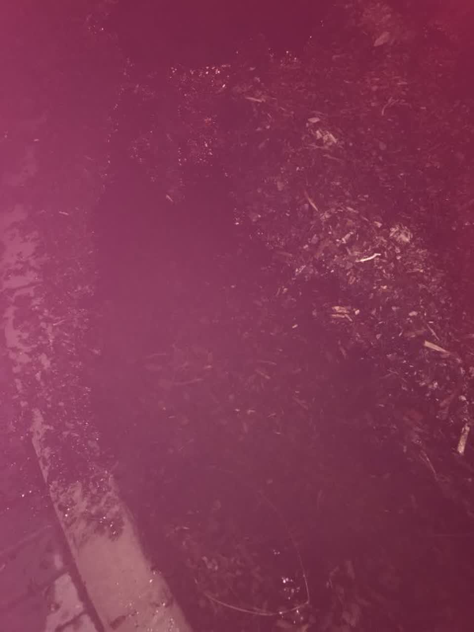 The photograph attached to this flooding report