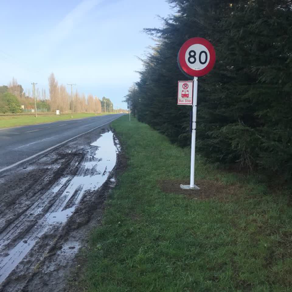 The photograph attached to this flooding report