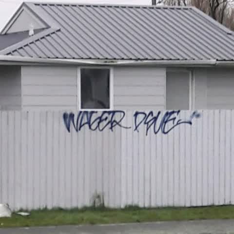 Graffiti, a report photo