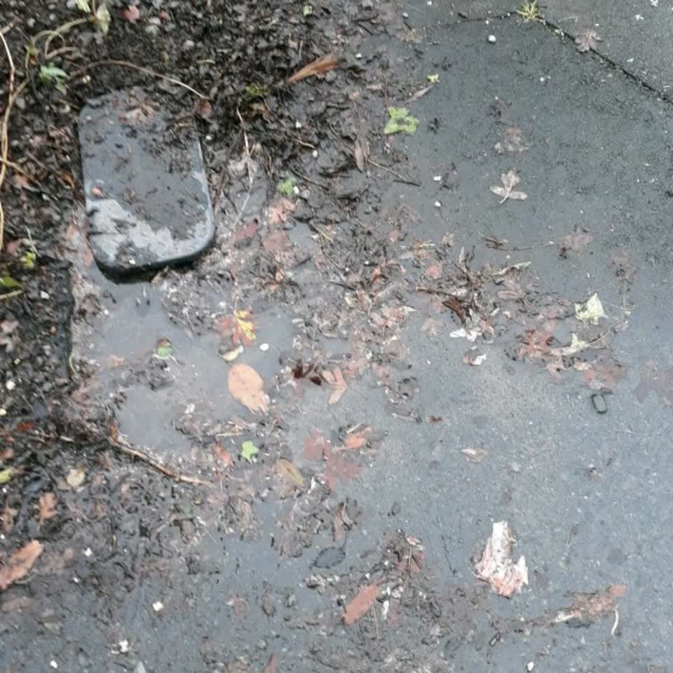 The photograph attached to this wastewater/stormwater report
