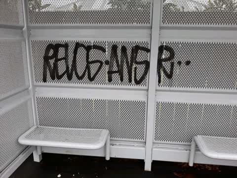 Graffiti, a report photo