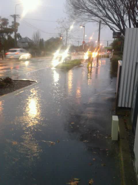 Flooding, a report photo