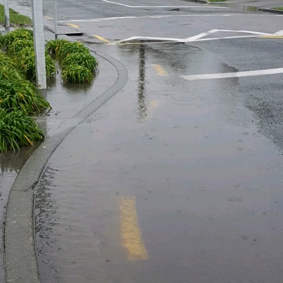 The photograph attached to this flooding report
