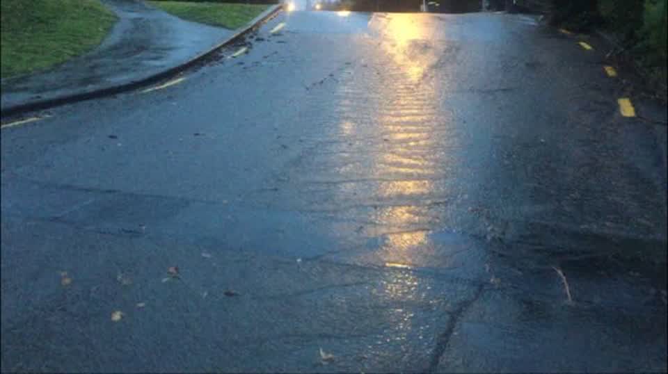 The photograph attached to this wastewater/stormwater report