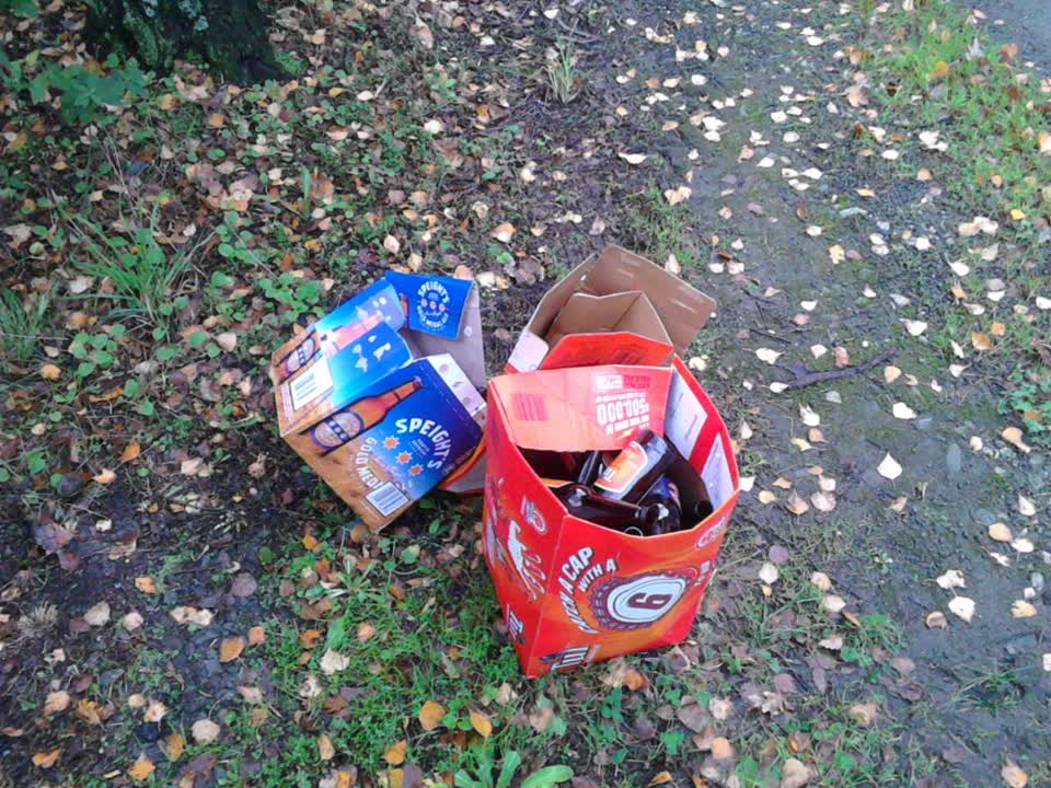 The photograph attached to this rubbish/recycling report