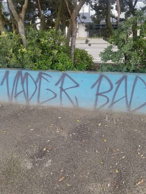Graffiti, a report photo