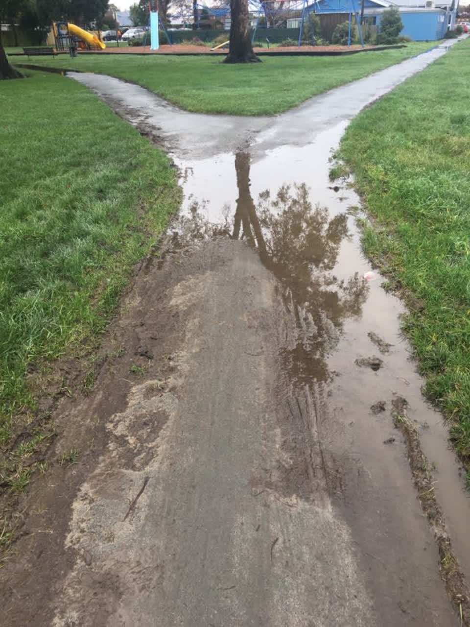 The photograph attached to this parks report