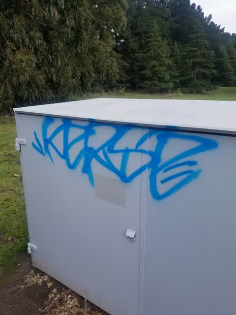 Graffiti, a report photo