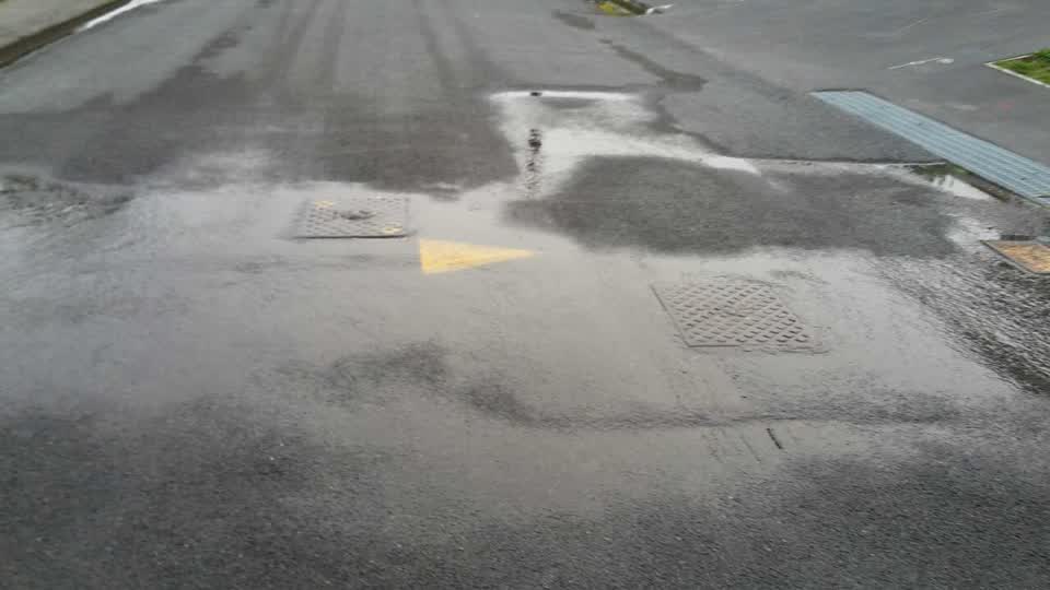 The photograph attached to this wastewater/stormwater report