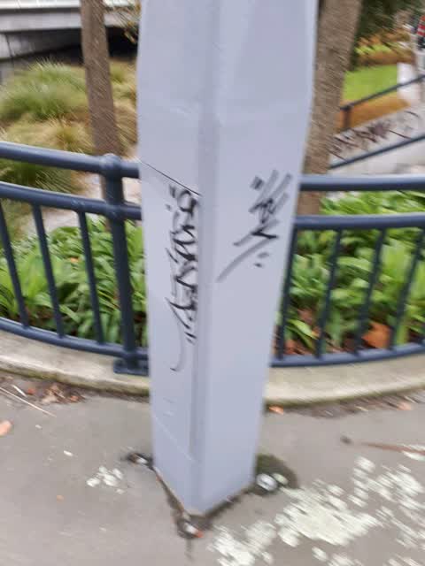 Graffiti, a report photo
