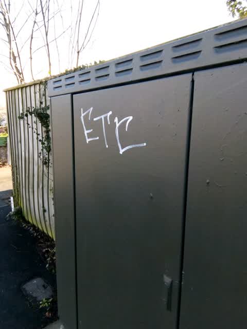 Graffiti, a report photo