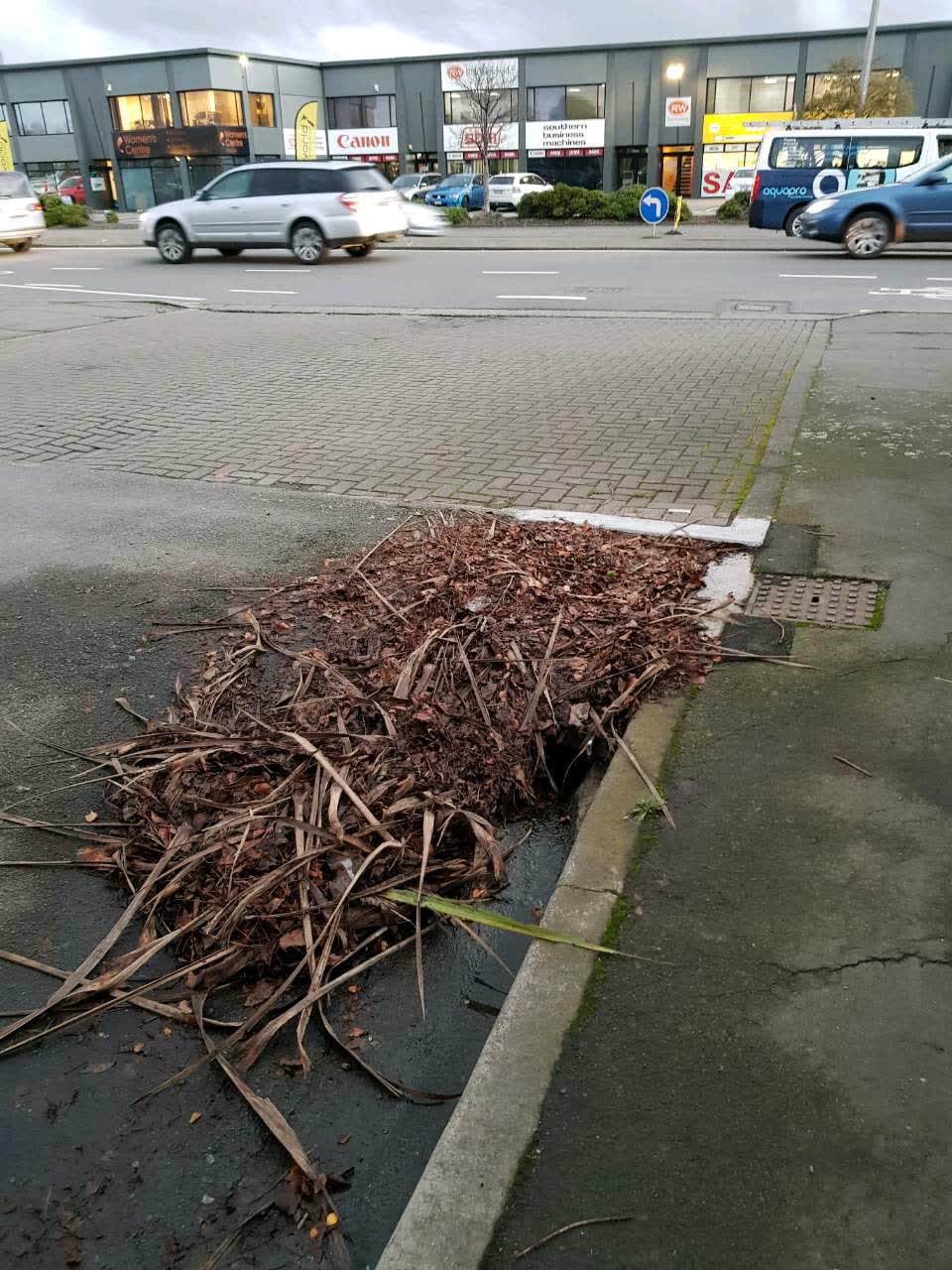 The photograph attached to this wastewater/stormwater report