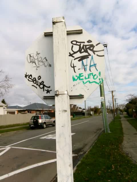 Graffiti, a report photo