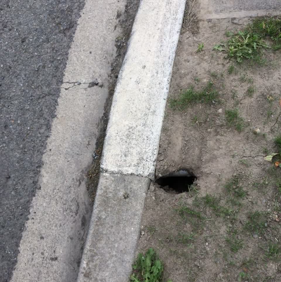 The photograph attached to this wastewater/stormwater report