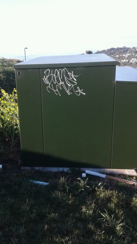 Graffiti, a report photo