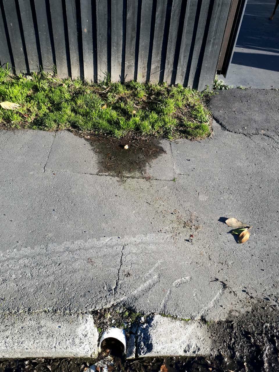 The photograph attached to this wastewater/stormwater report