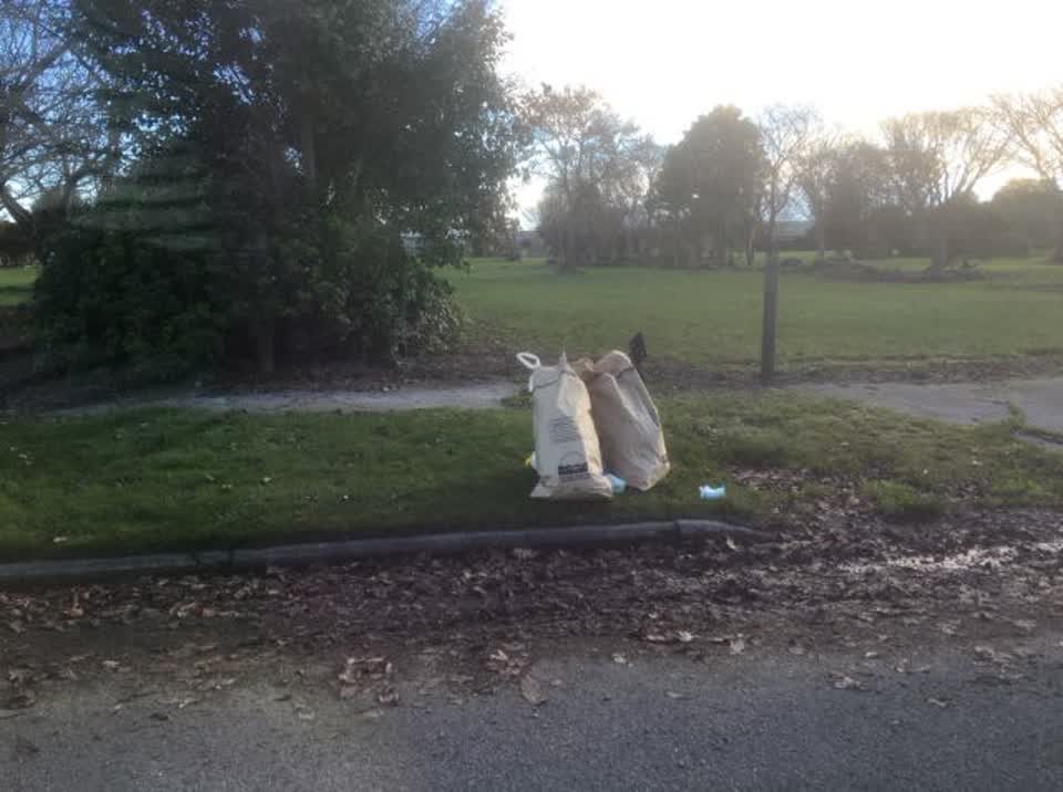The photograph attached to this rubbish/recycling report