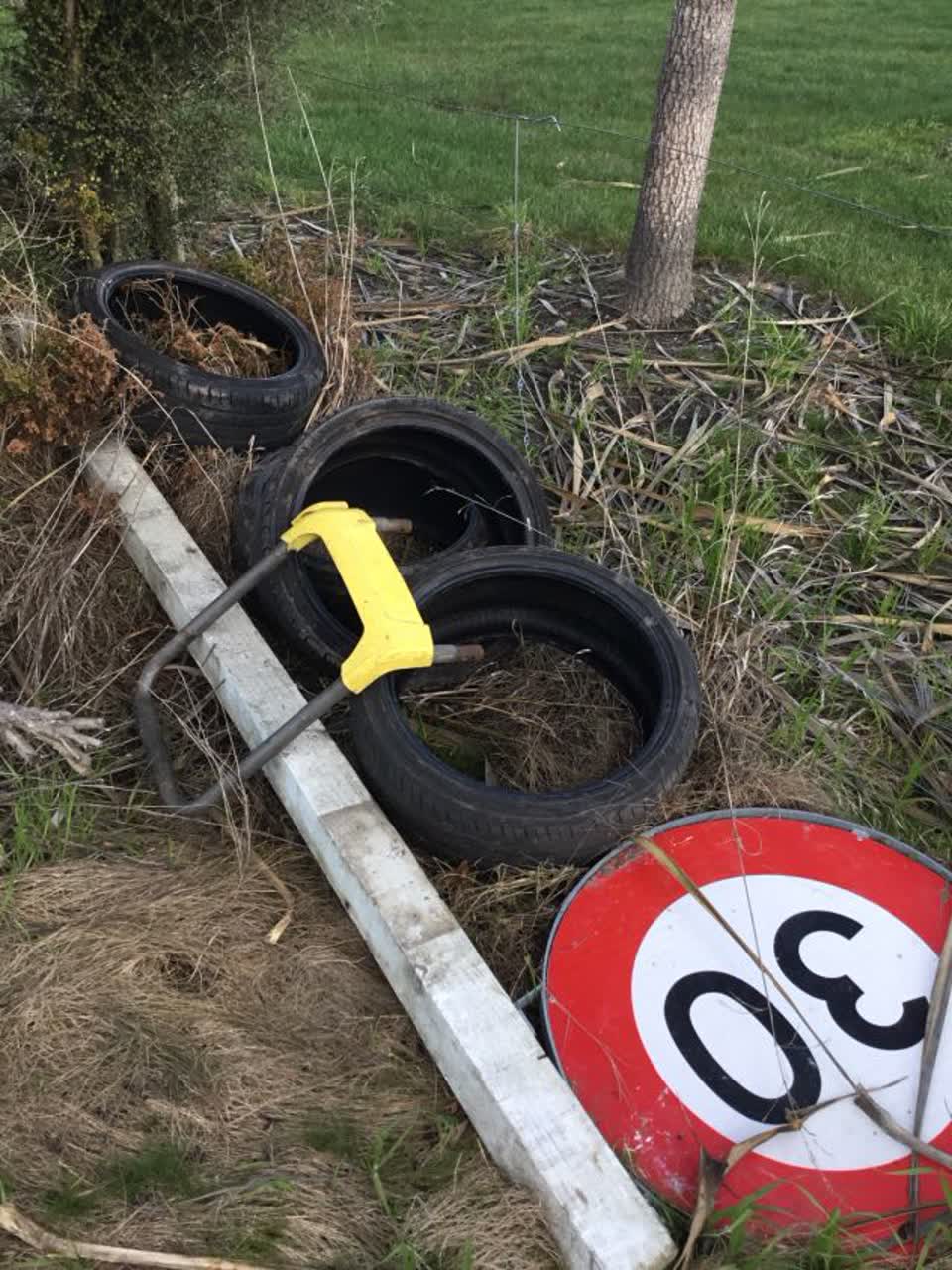 The photograph attached to this rubbish/recycling report