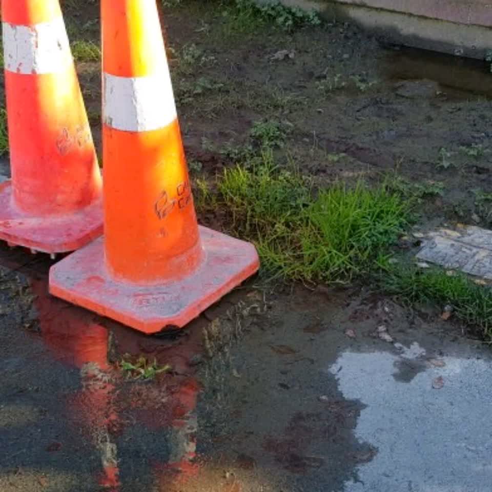 The photograph attached to this flooding report