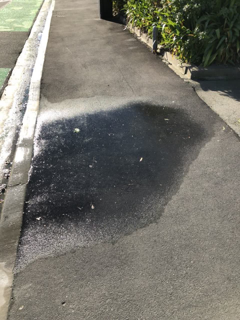 The photograph attached to this wastewater/stormwater report