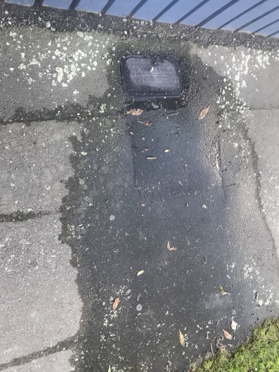 The photograph attached to this wastewater/stormwater report
