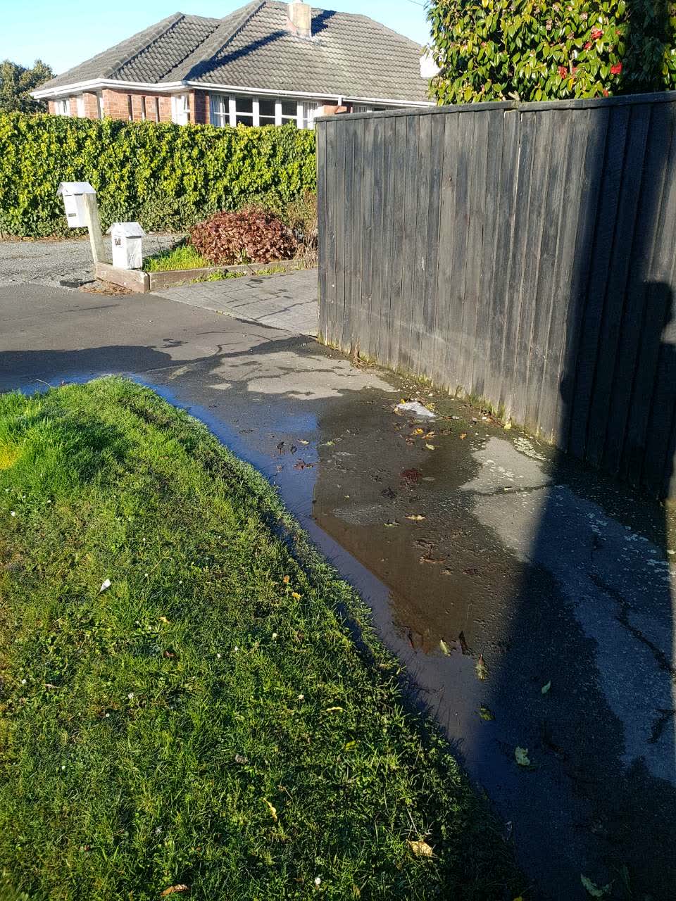 The photograph attached to this water supply report