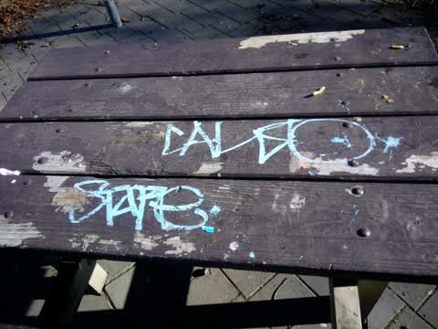 Graffiti, a report photo