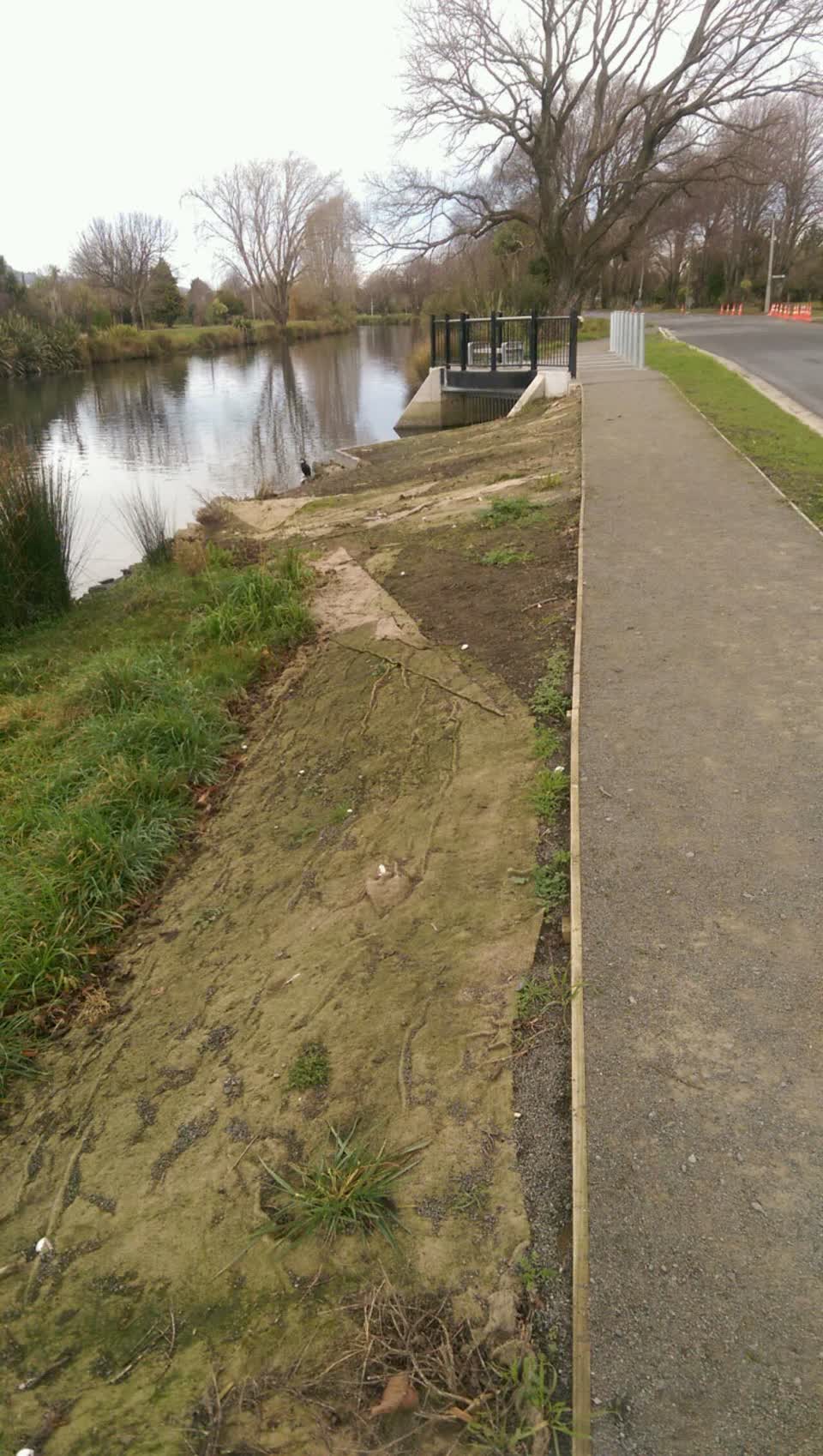 The photograph attached to this wastewater/stormwater report