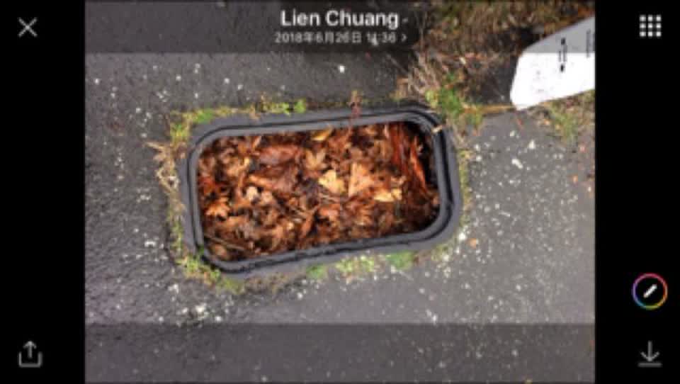 The photograph attached to this water supply report