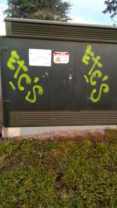 Graffiti, a report photo