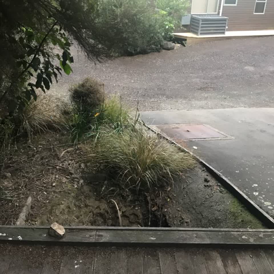 The photograph attached to this wastewater/stormwater report