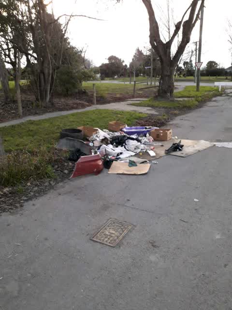 Rubbish/Recycling, a report photo