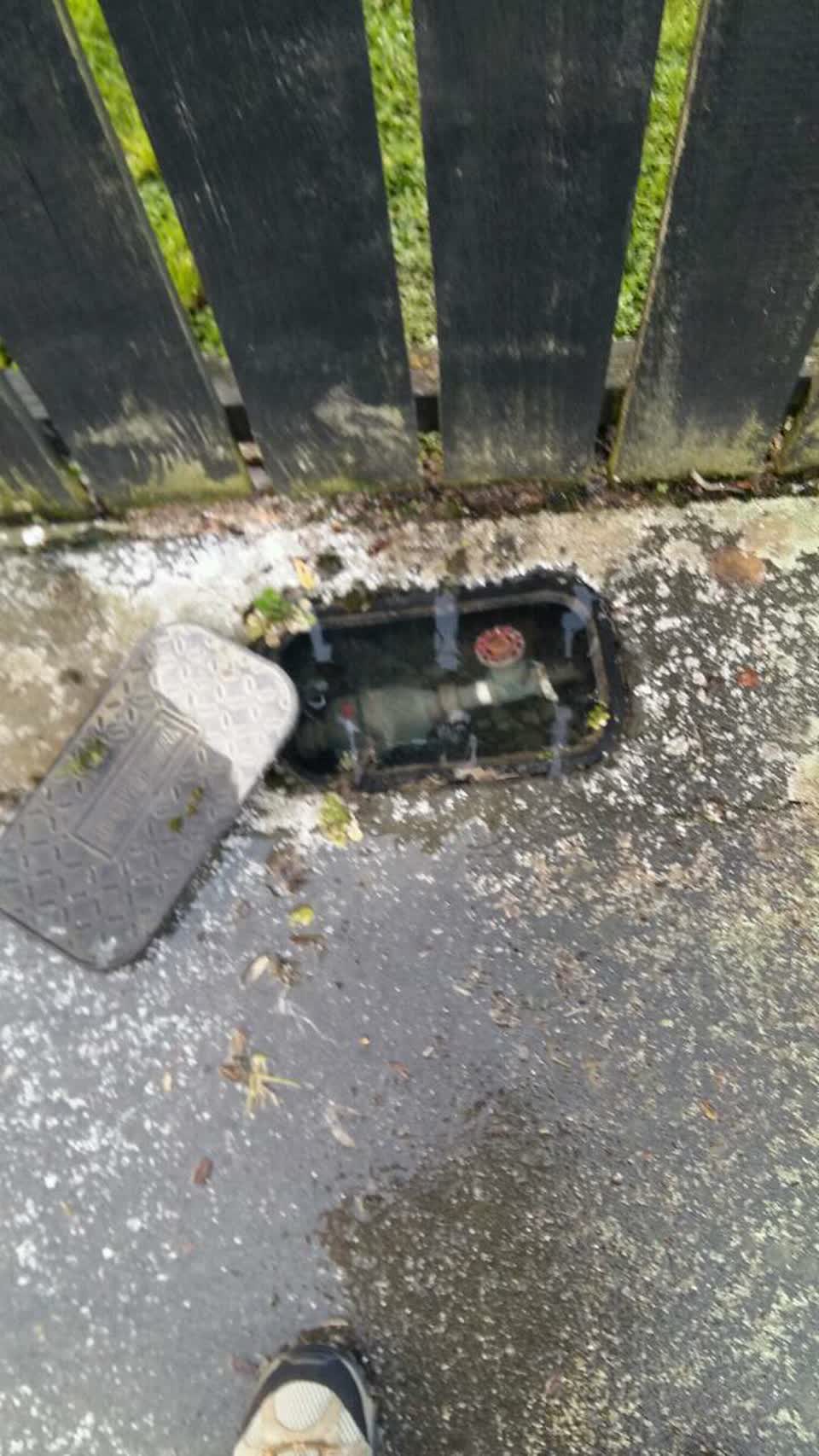 The photograph attached to this water supply report