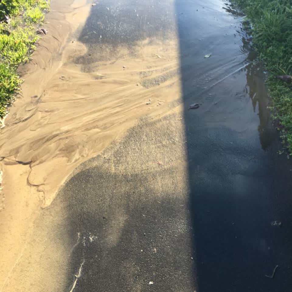 The photograph attached to this water supply report