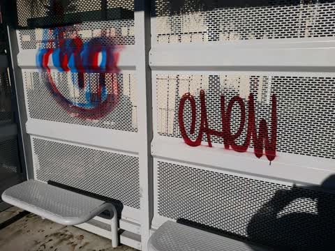 Graffiti, a report photo