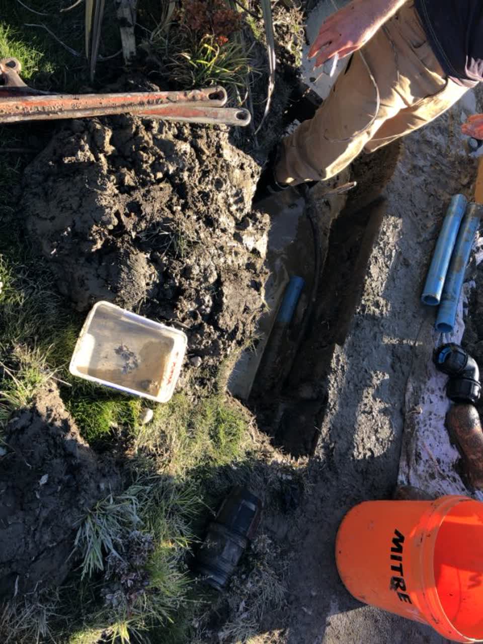 The photograph attached to this water supply report