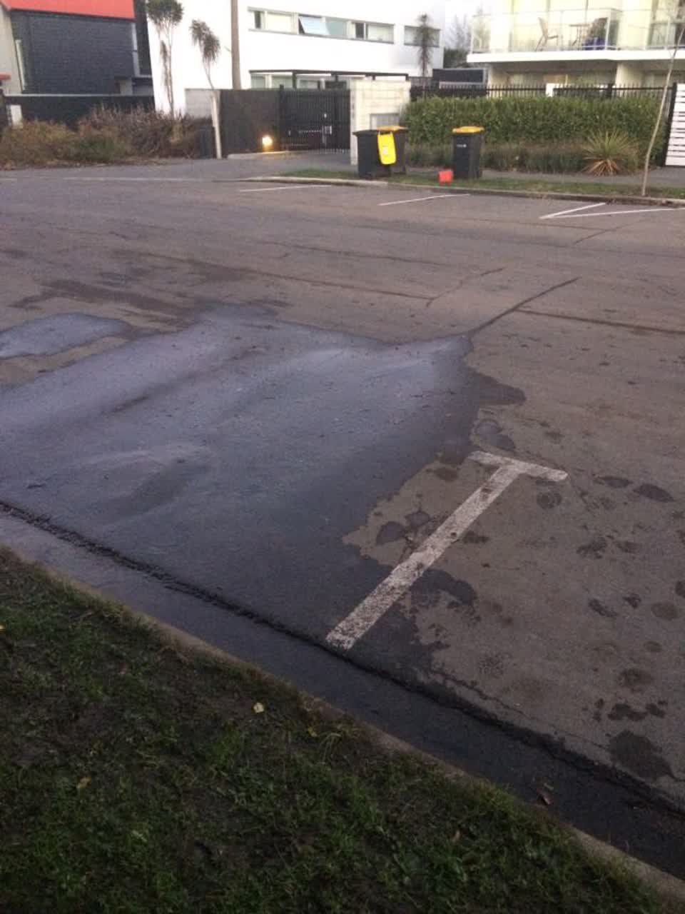 The photograph attached to this water supply report