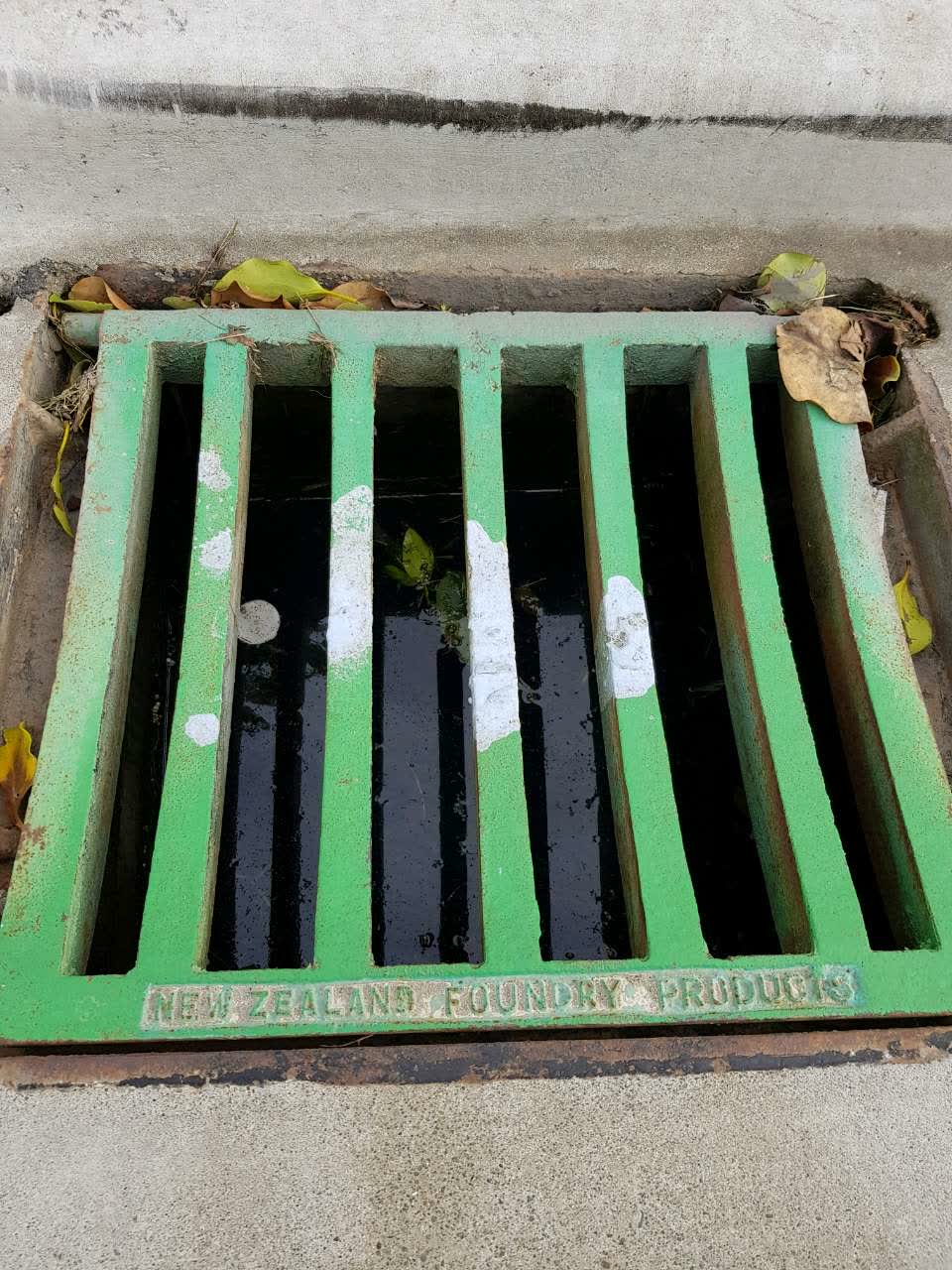 The photograph attached to this wastewater/stormwater report