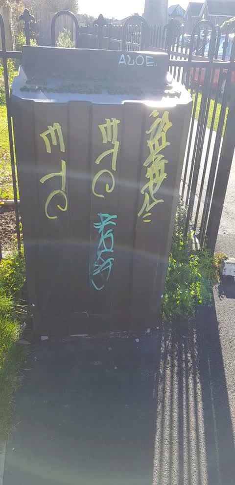 Graffiti, a report photo