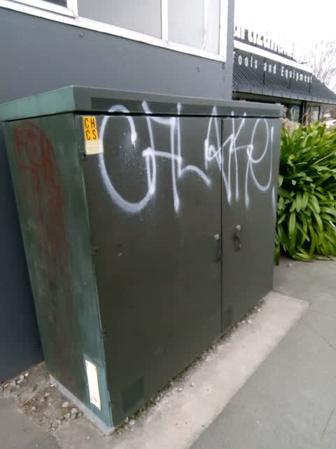 Graffiti, a report photo