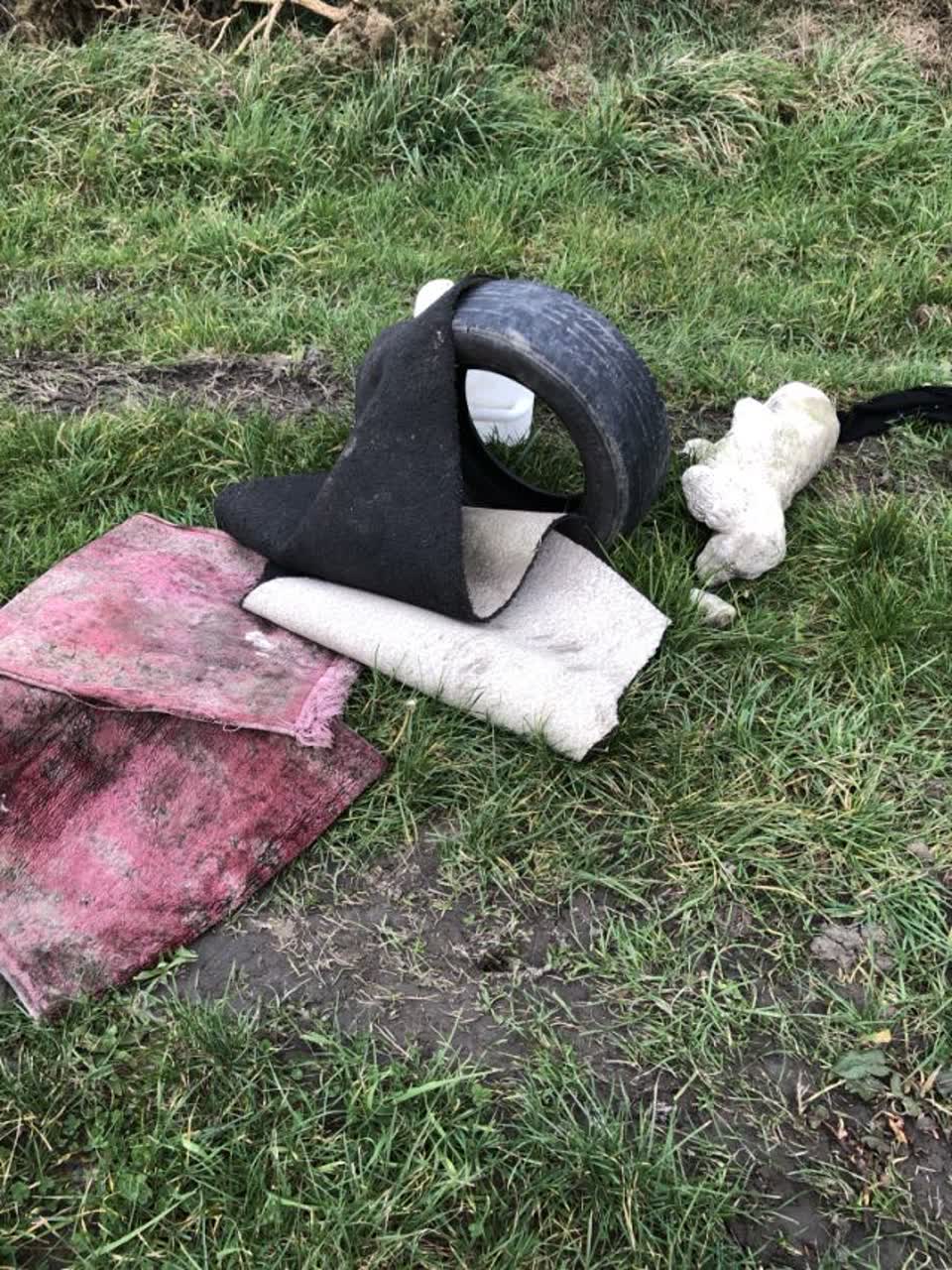 The photograph attached to this rubbish/recycling report