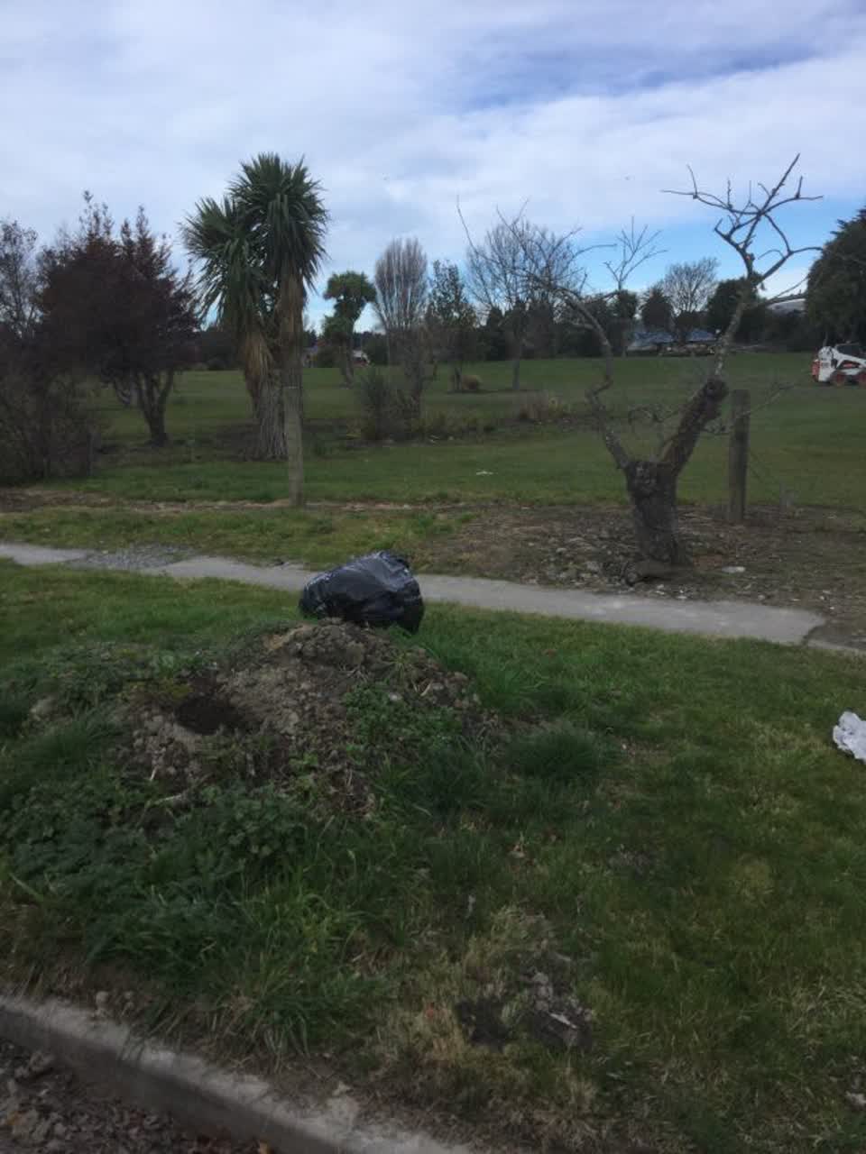 The photograph attached to this rubbish/recycling report